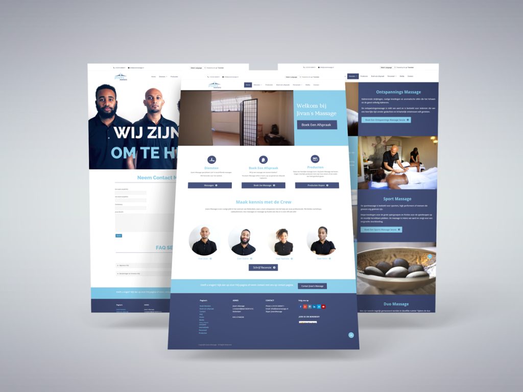 Personals branding examples Jivans massage