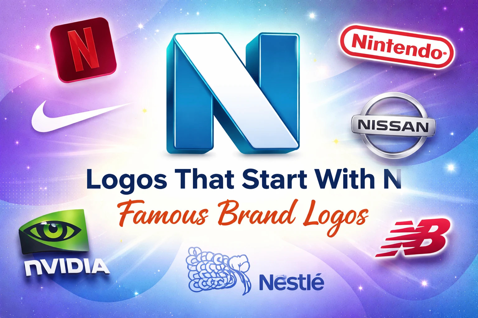 Famous brand logos that start with the letter N