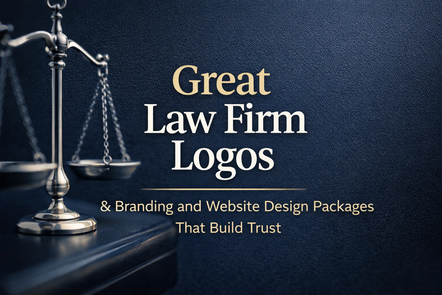 Great law firm logos showcasing branding and website design packages that build trust
