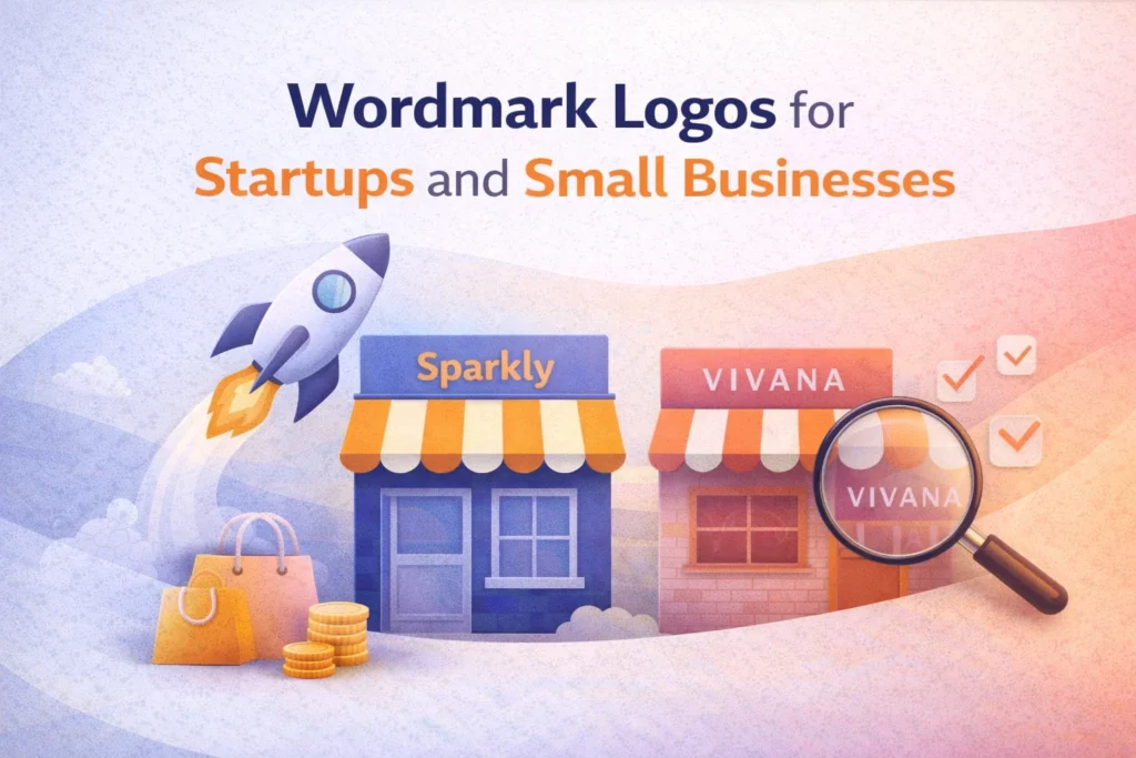 Wordmark Logos for Startups and Small Businesses Wordmark logos for startups and small businesses showing typography-based branding for growing and early-stage companies