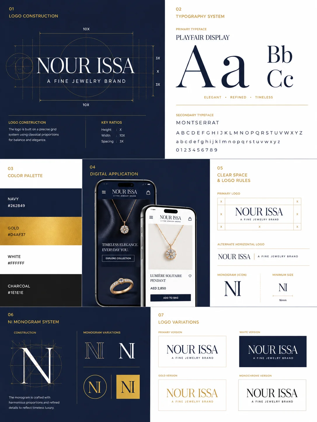 NOUR_ISSA_brand_identity_board